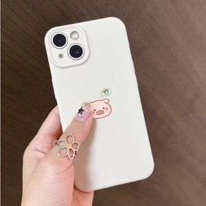 Cute White Bear Phone Case